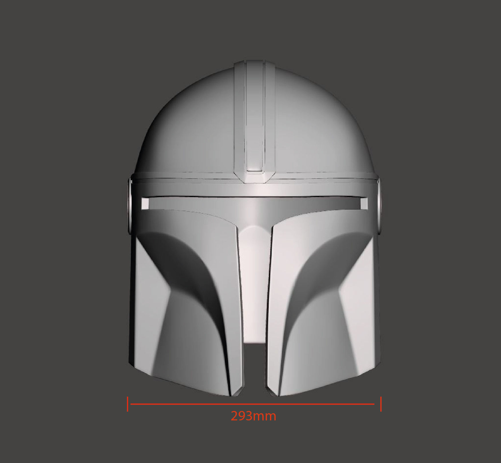 Mandalorian Helmet 3D model 3D printable | CGTrader