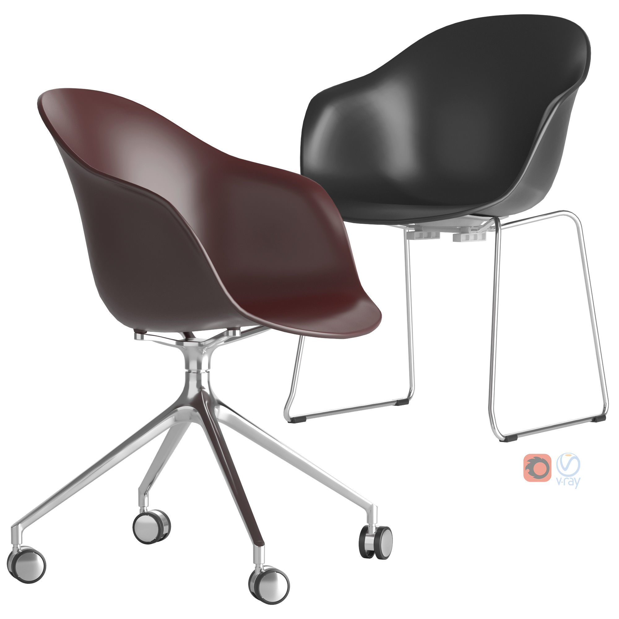 Boconceptadelaide chair 3D model CGTrader