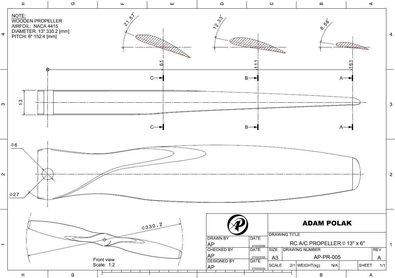 PROPELLER APPR005 3D model 3D printable CGTrader