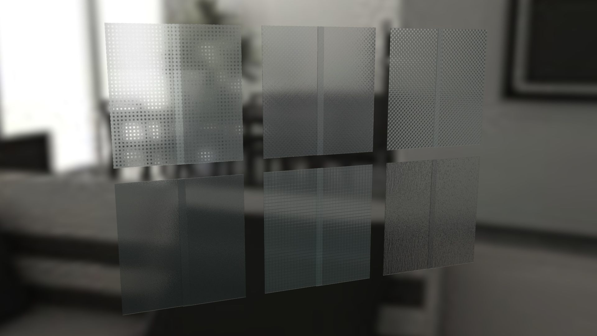 Stalls Texture Pack of 6 glass textures for shower stalls Texture | CGTrader