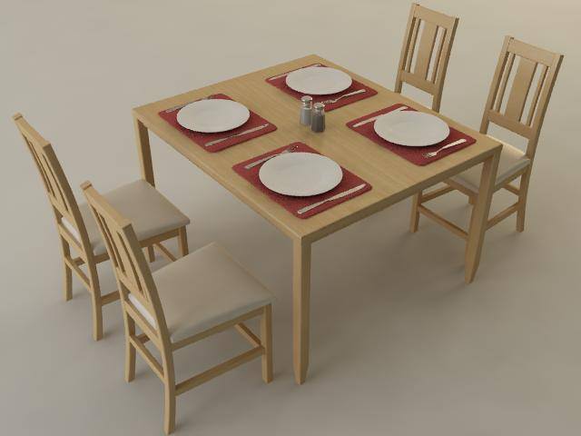 Kitchen Table 3D model