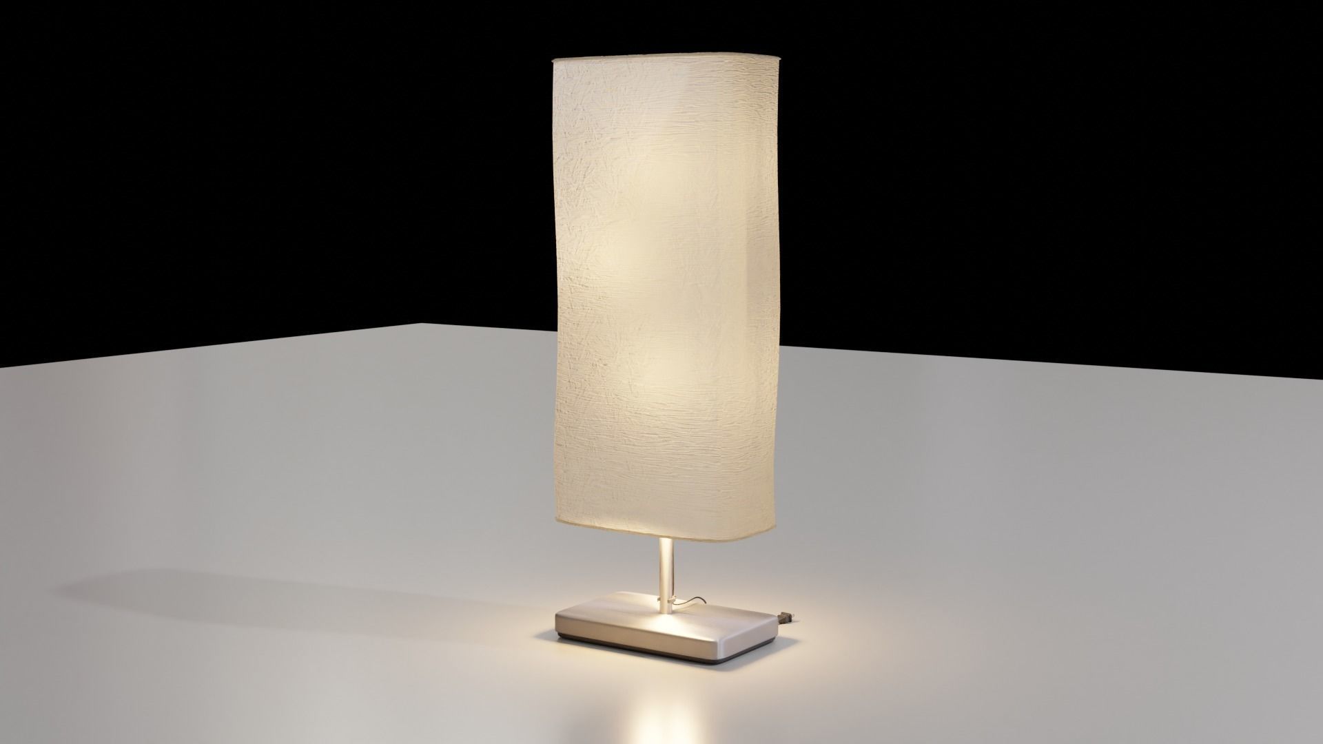3d Ikea Magnarp Paper Floor Lamp Cgtrader