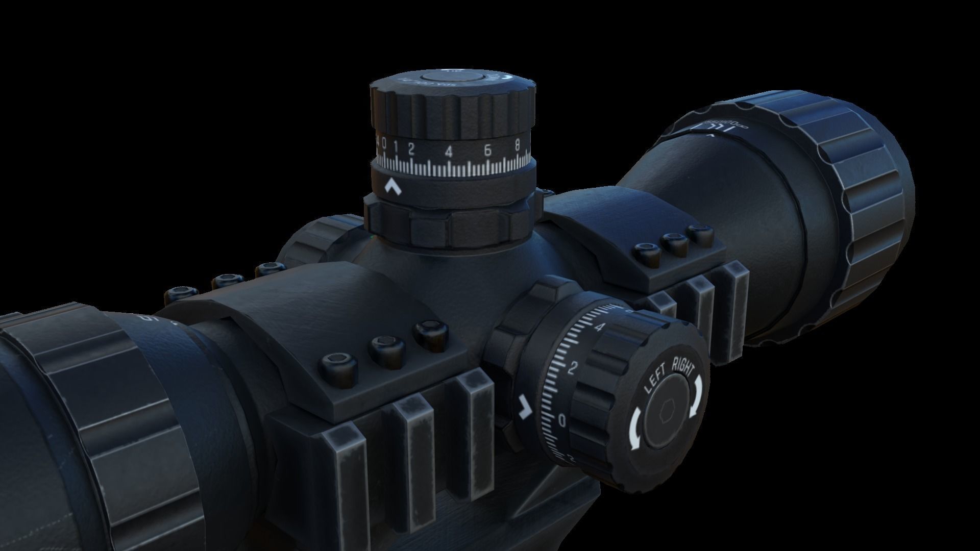Mat Best Marksman Rifle 3D model Modular Combat Rifle-Designated Marksman Variant VR / AR / low ...