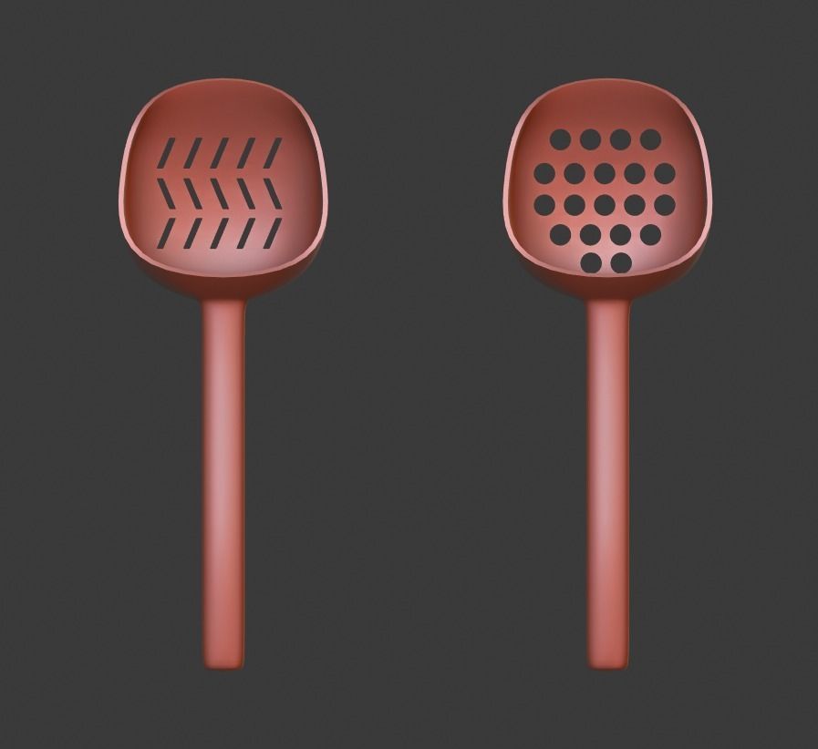Printable Cat Litter Scoops 3D model 3D printable CGTrader
