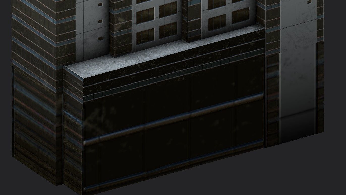 3D model BLU building VR / AR / low-poly | CGTrader