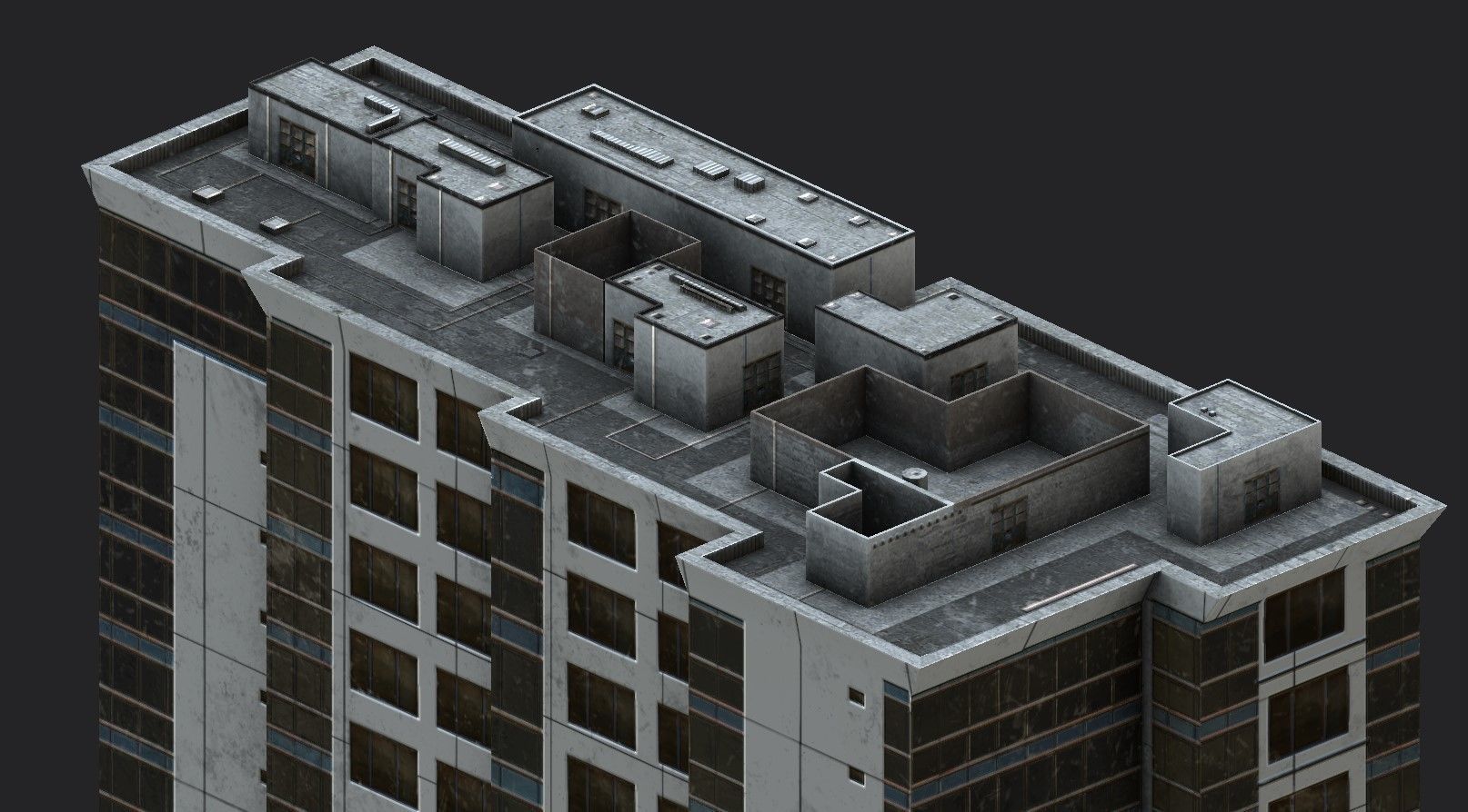3D model BLU building VR / AR / low-poly | CGTrader