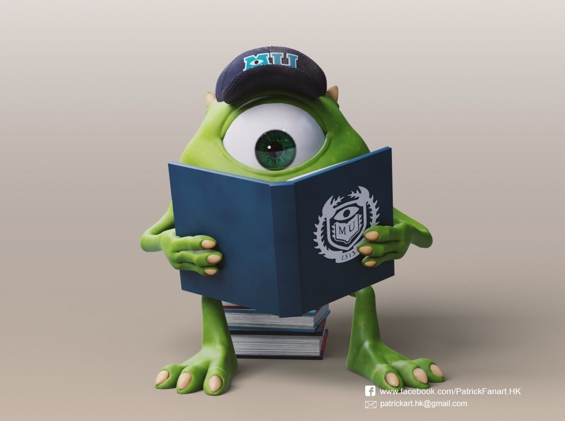 Mike WazowskiMonsters University 3D printable model