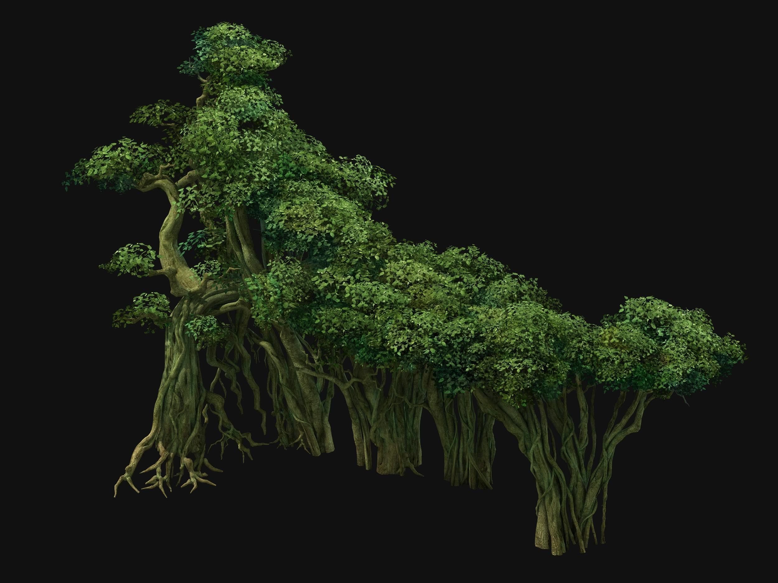 Game Model - Forest - Tree 10 3D model