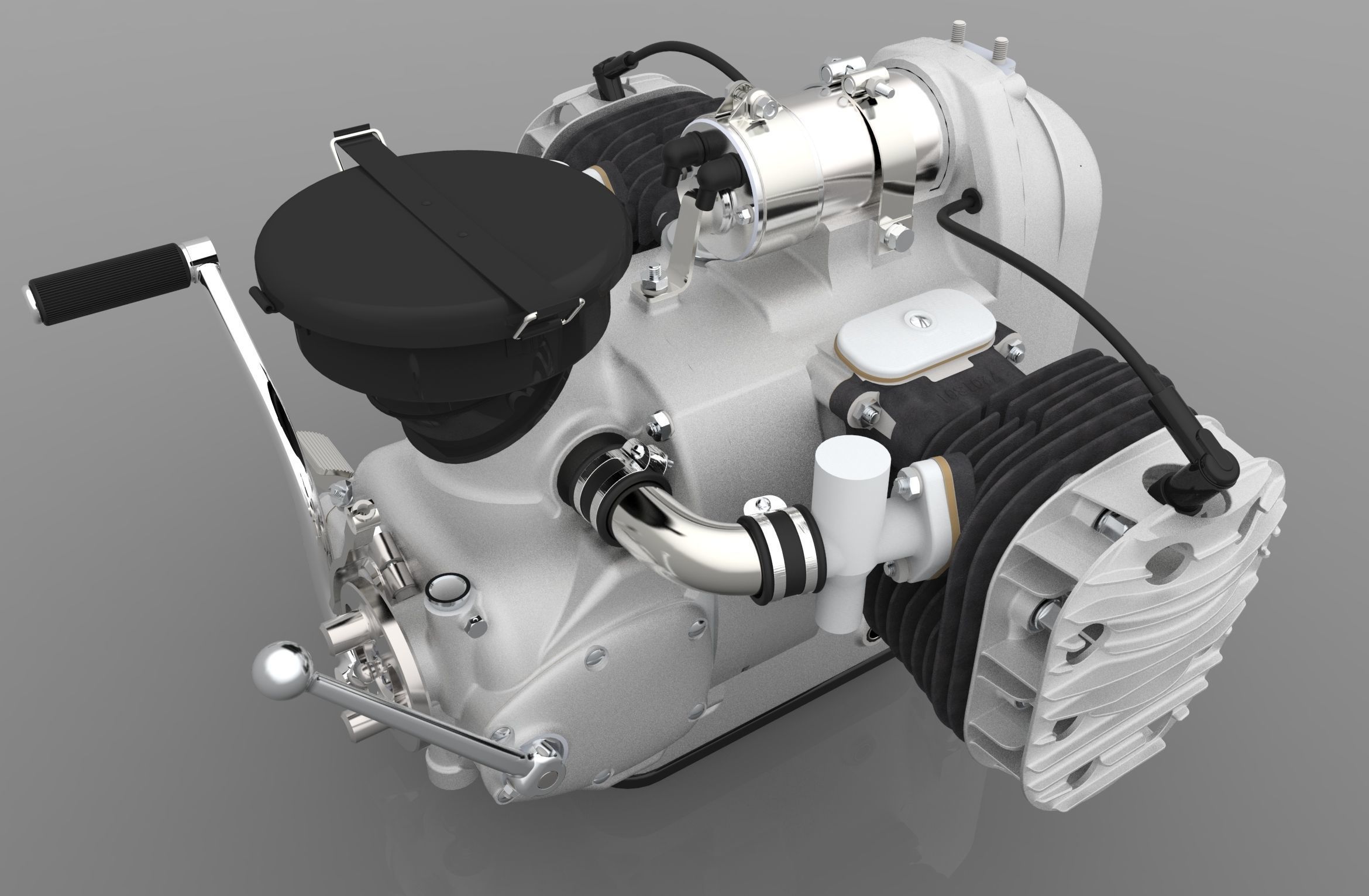 engine gearbox 3D model CGTrader