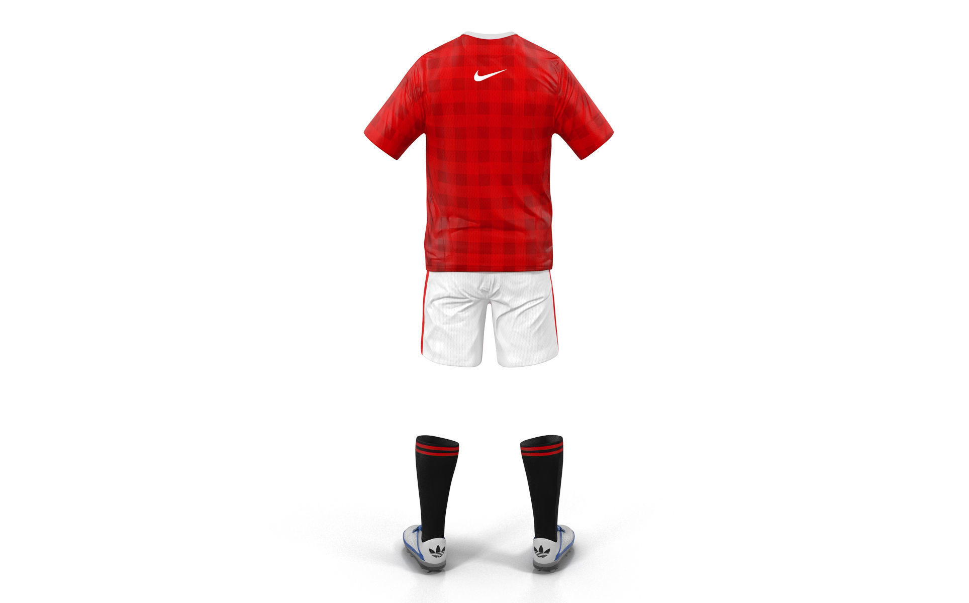Soccer Clothes Manchester United 3D model CGTrader
