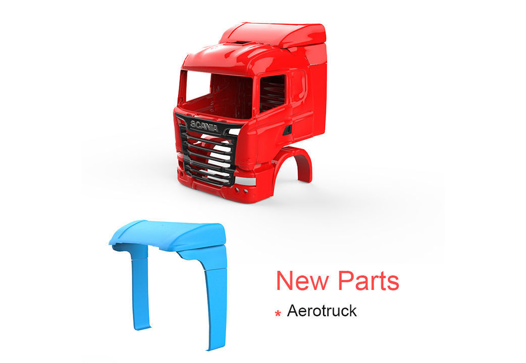 Scania R730 V8 - New Part - Aerotruck