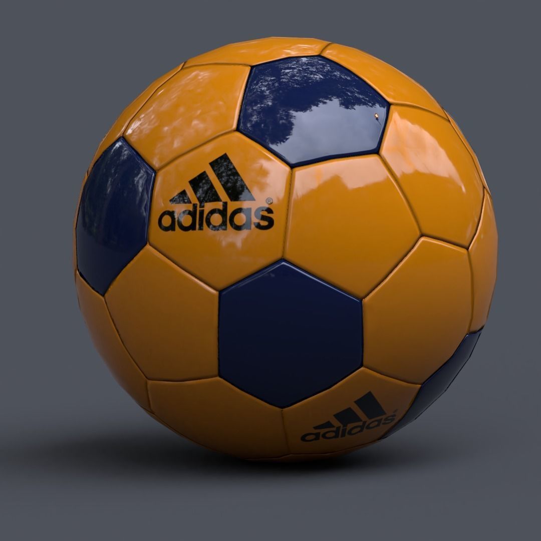 soccer ball Low-poly 3D model