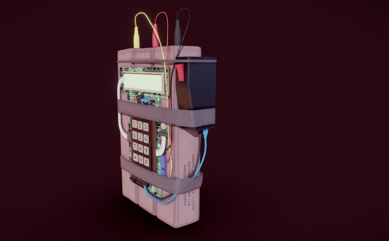 C4 Explosive 3D model | CGTrader