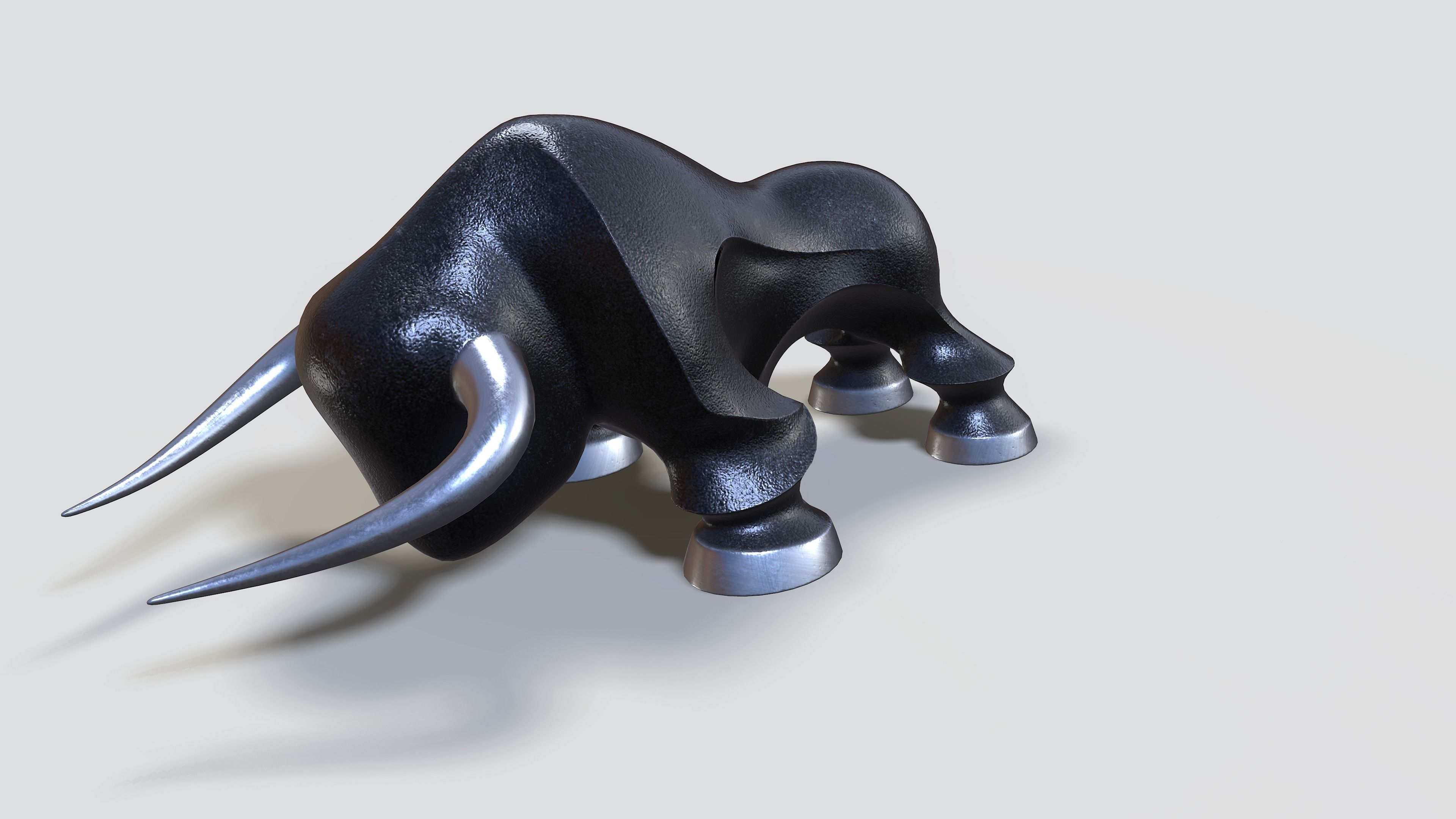 3D model Decorative bull statue VR / AR / lowpoly CGTrader