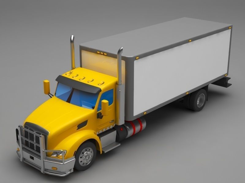 3D machinery Truck CGTrader