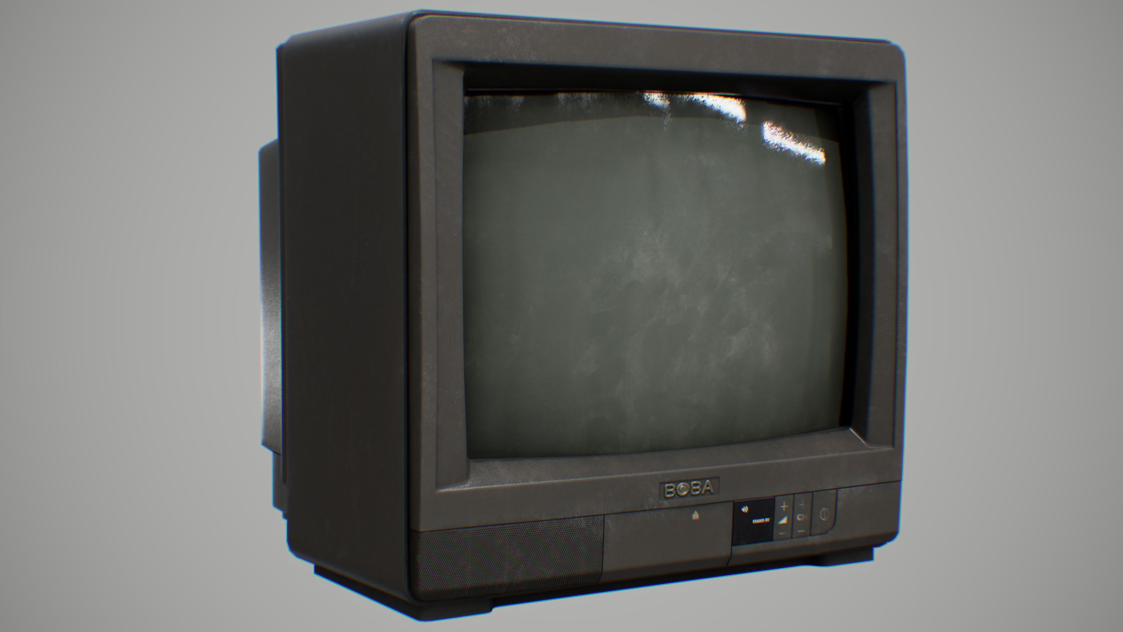 3D model 90s TV VR / AR / lowpoly CGTrader