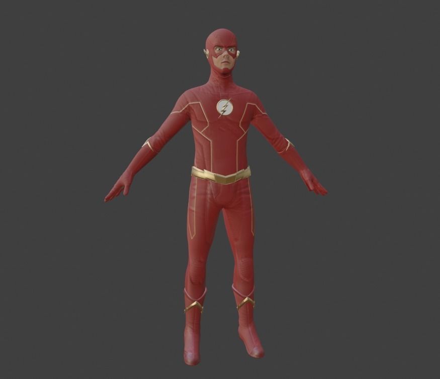 The Flash Season 6 3D Model