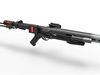 Death trooper blaster rifle E-11D Rogue One A Star Wars Story 3D model ...