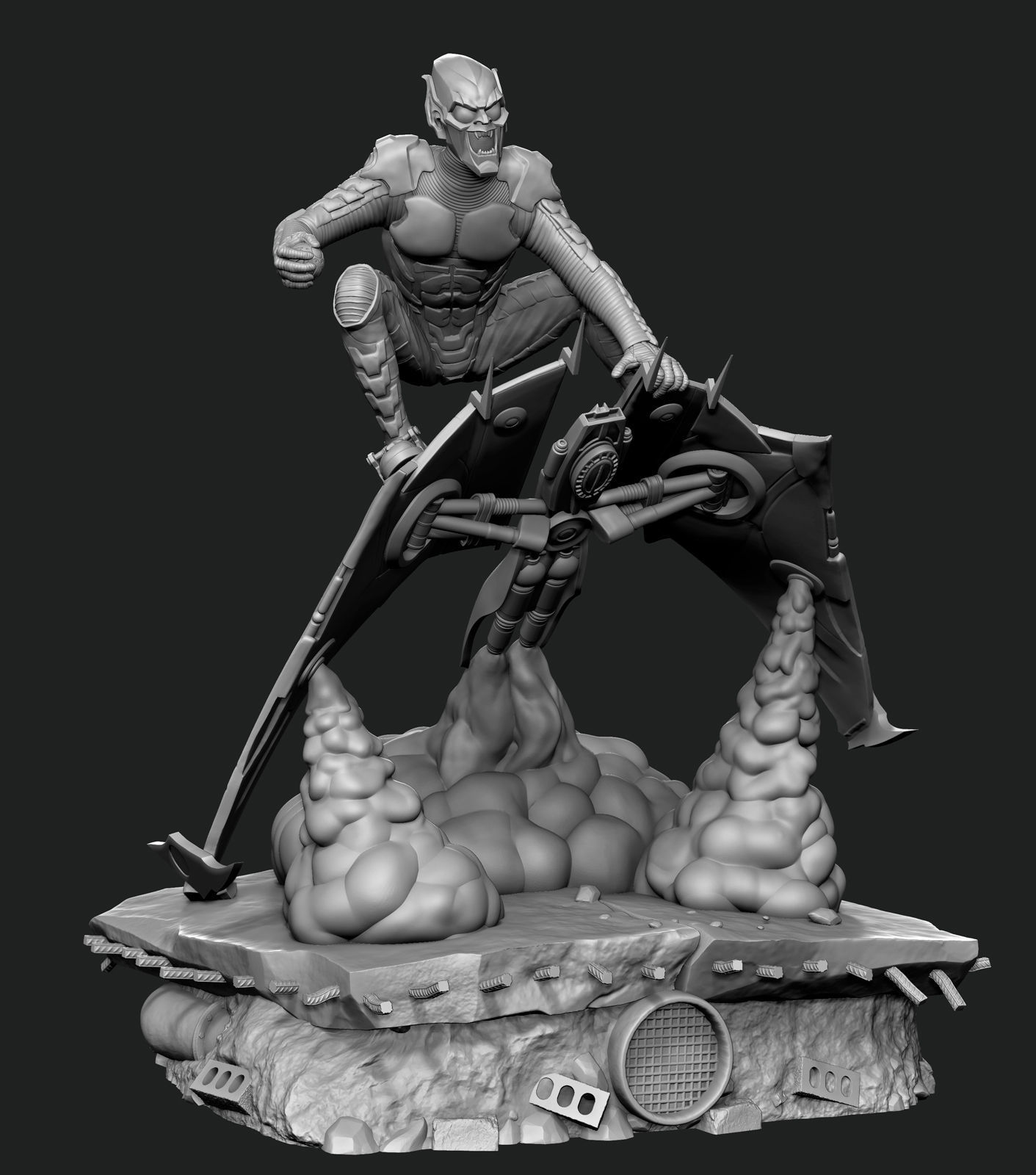 Green Goblin 3D model 3D printable | CGTrader