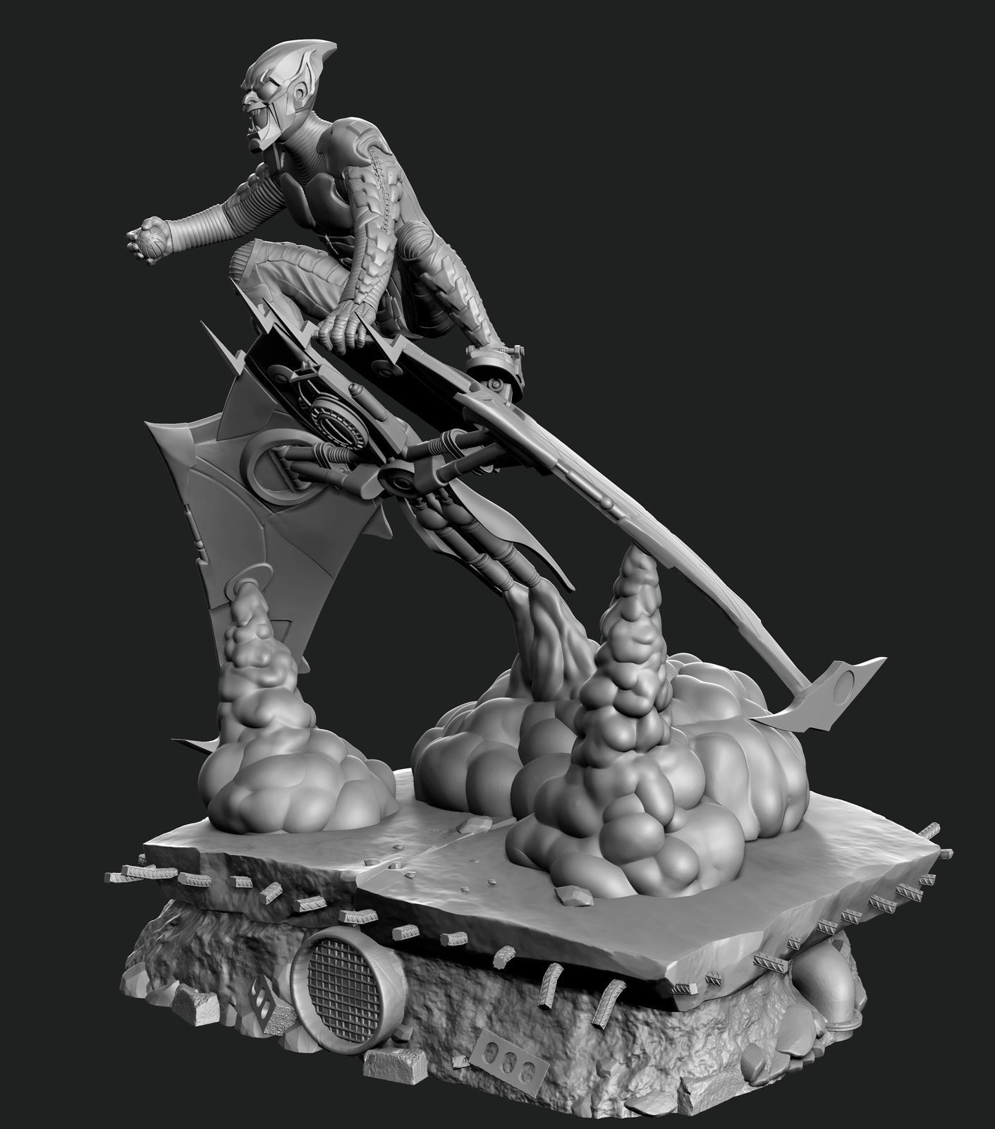 Green Goblin 3D model 3D printable | CGTrader