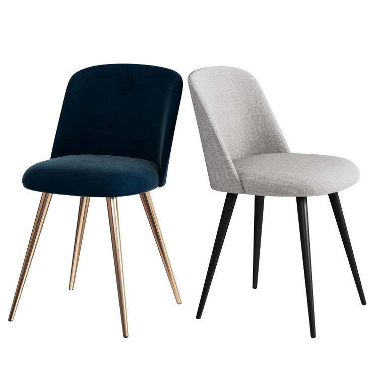 WEST ELM Lila Upholstered Dining Chair 3D model CGTrader