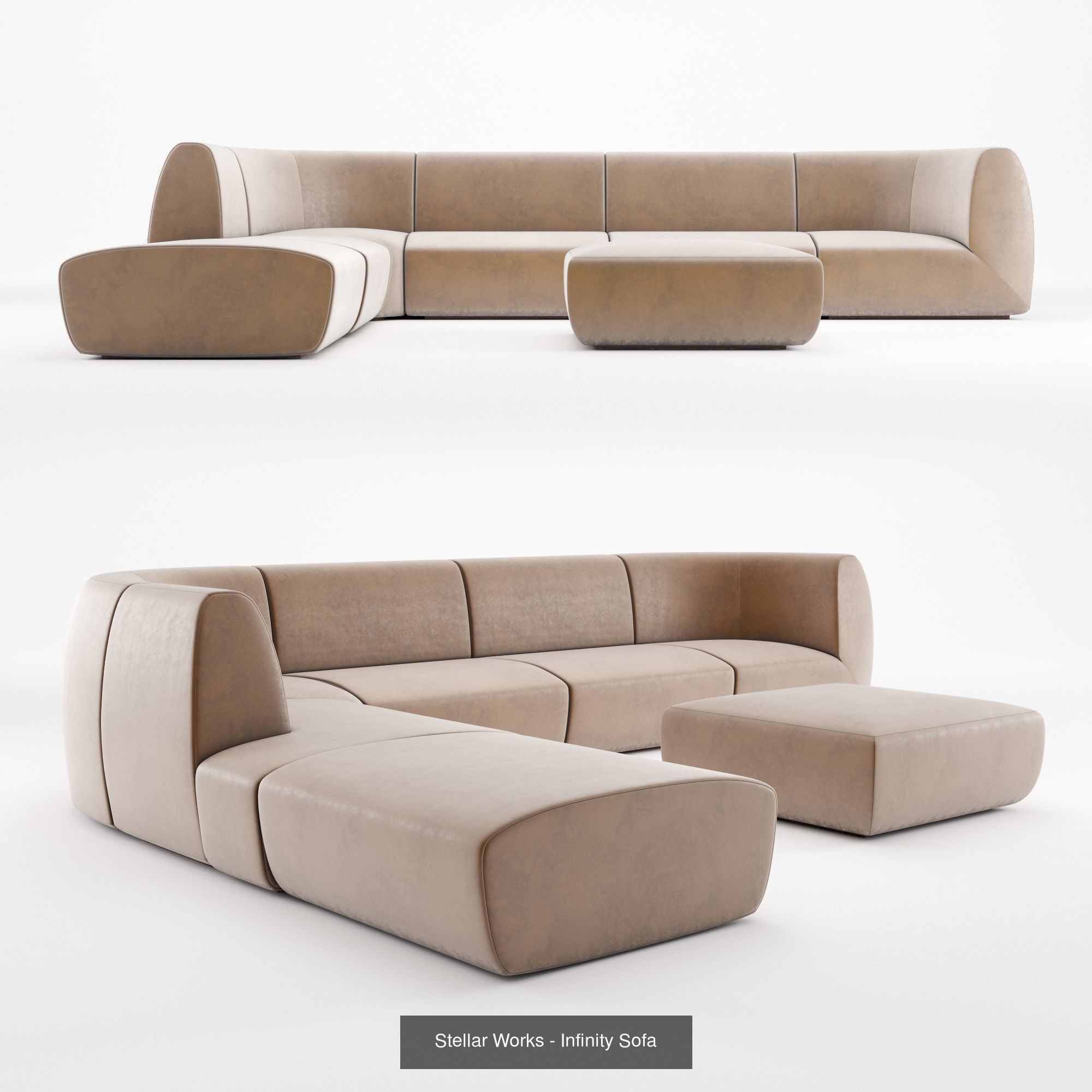 Stellar Works Infinity Sofas Collection CGTrader