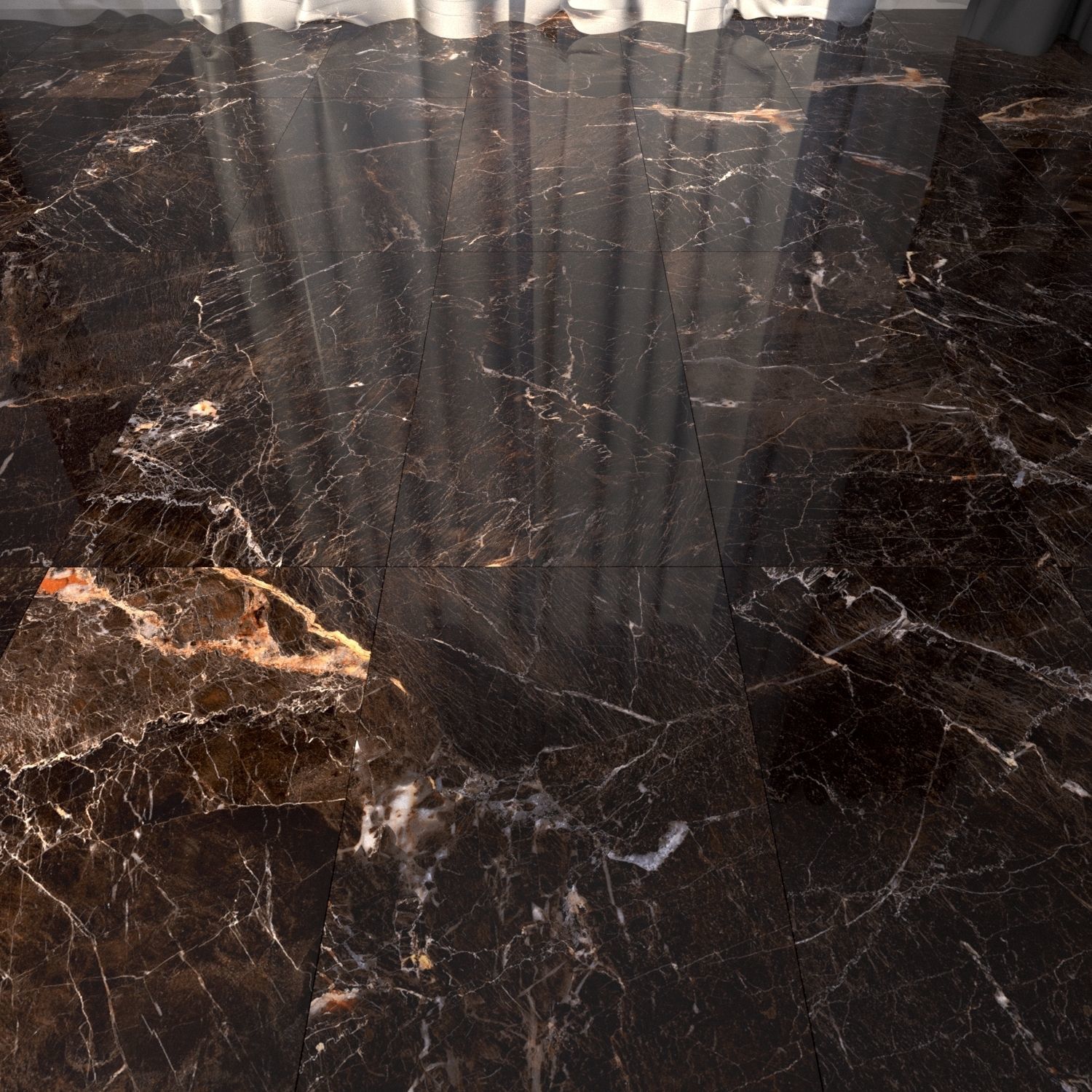 Marble Floor Java Brown Set 3