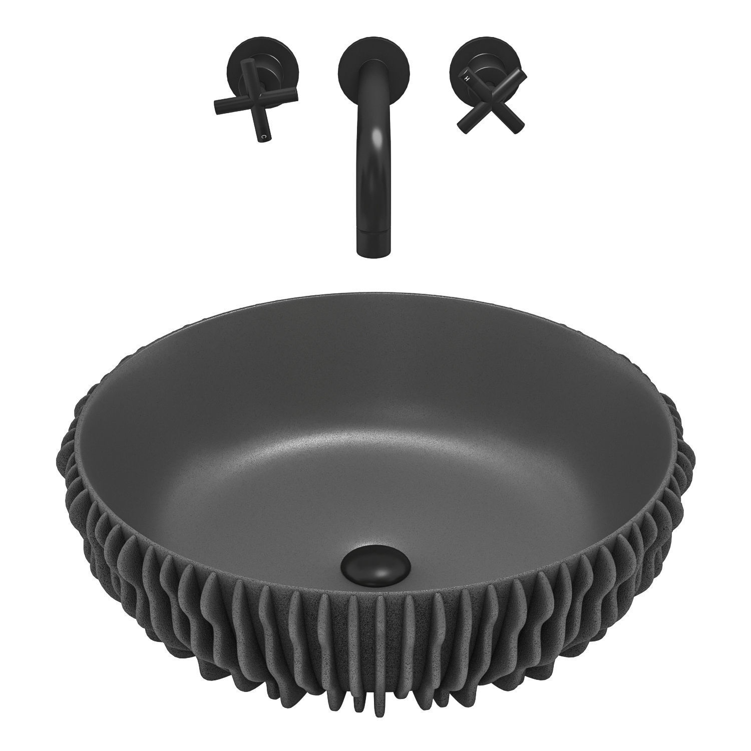 Korall Basin and Meir Round Spout 3D model CGTrader