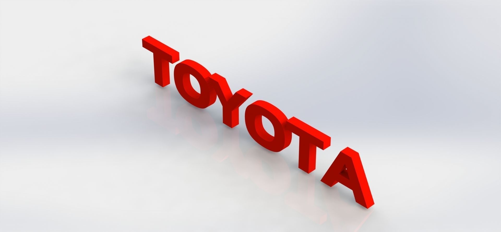TOYOTA 3D model 3D printable CGTrader