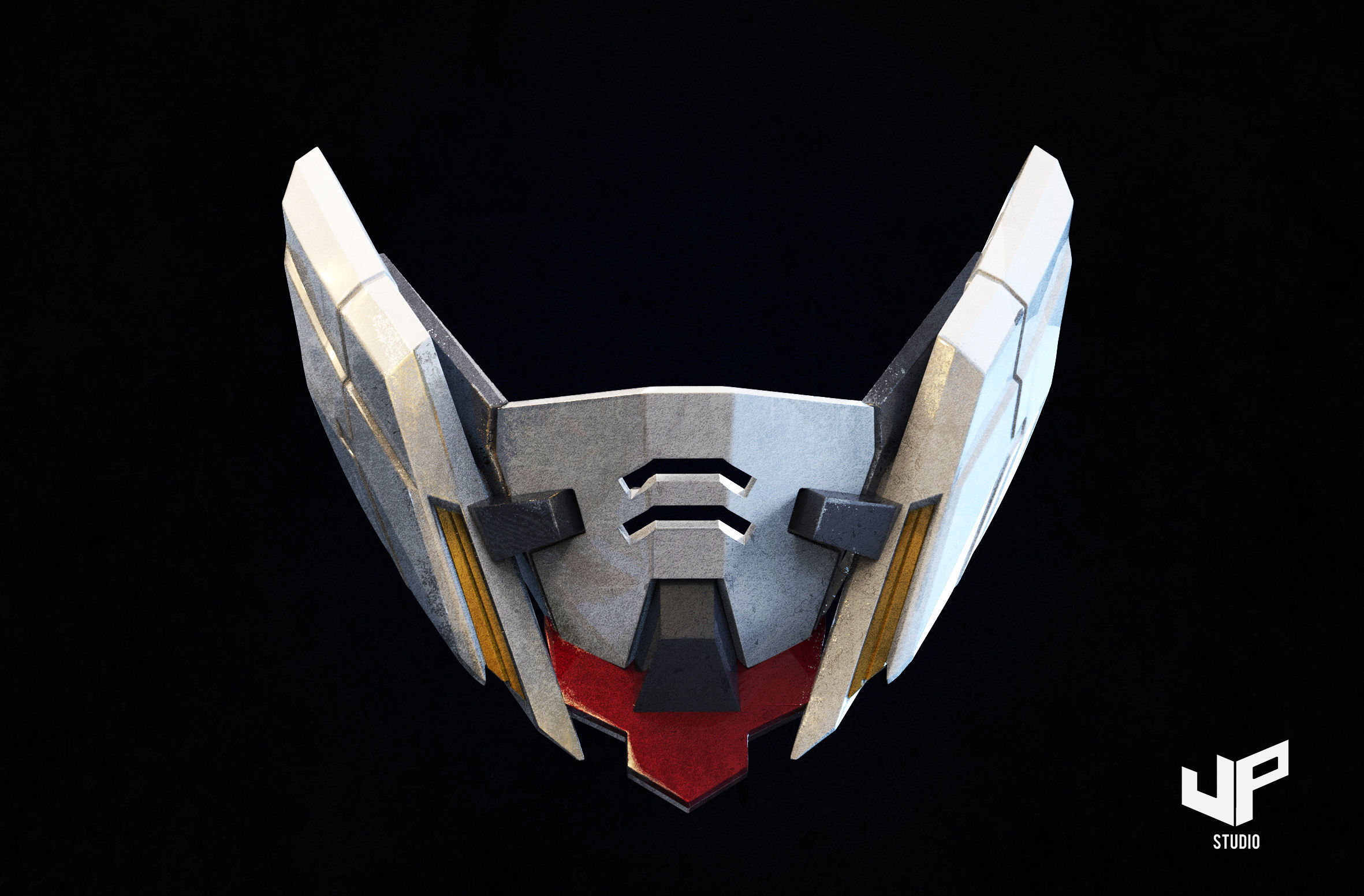Gundam Barbatos Custom Mask Full Fan Art 3D print model