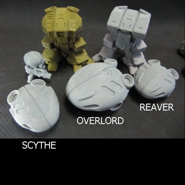 CHIBI-TECH SD - OVERLORD CORE 3D model 3D printable | CGTrader
