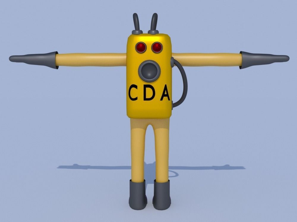 3D model Low-Poly Monsters Inc CDA agents 3D models rigged HAZMAT SUIT ...