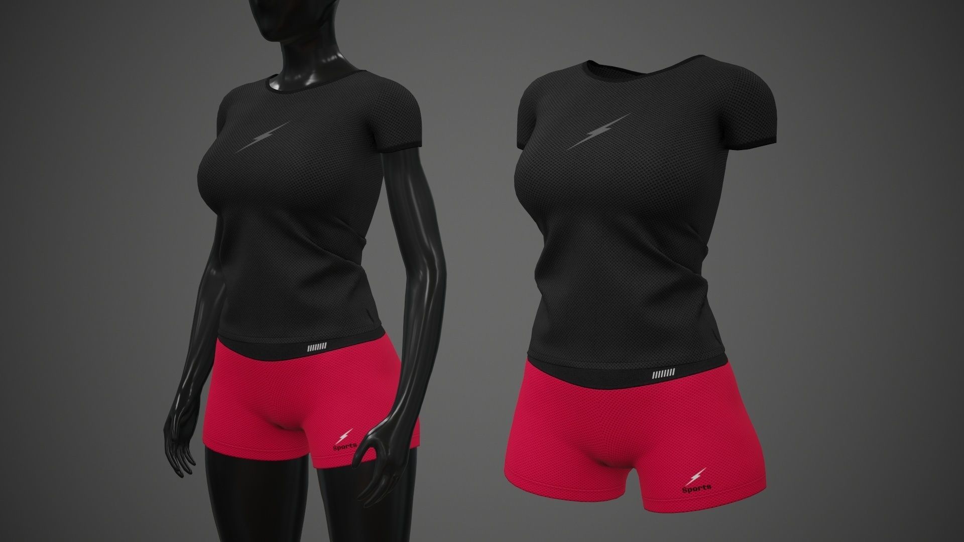 Female Sportswear gym clothing PBR 2