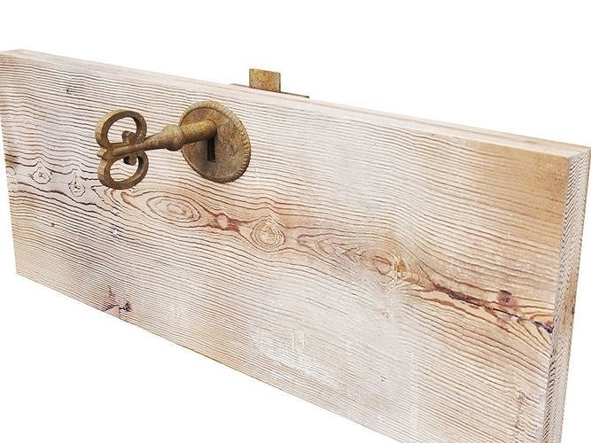 Old Drawer Lock 3D model CGTrader