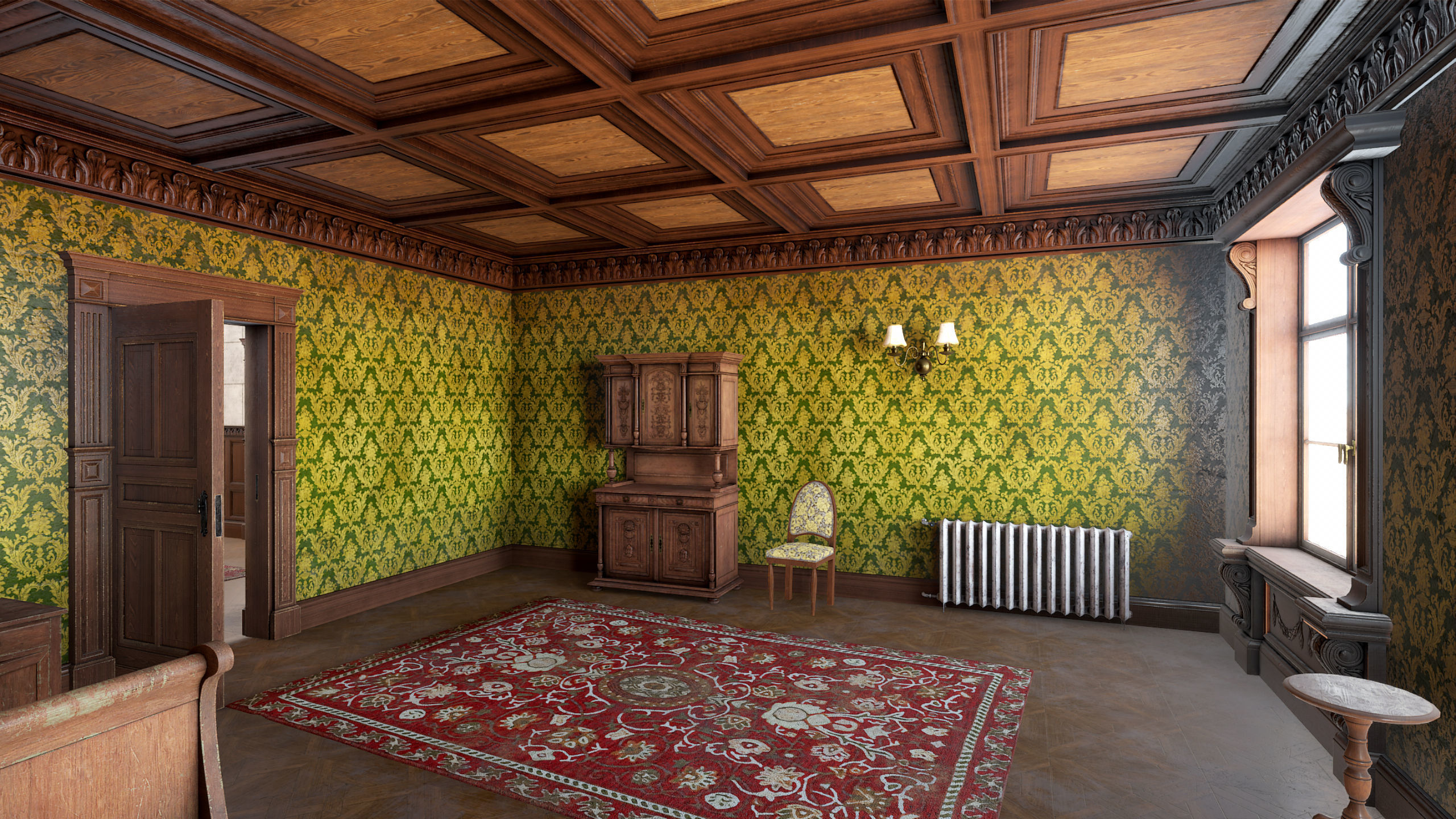 3D model Modular Victorian Interior Mansion - Unity and Unreal Asset ...