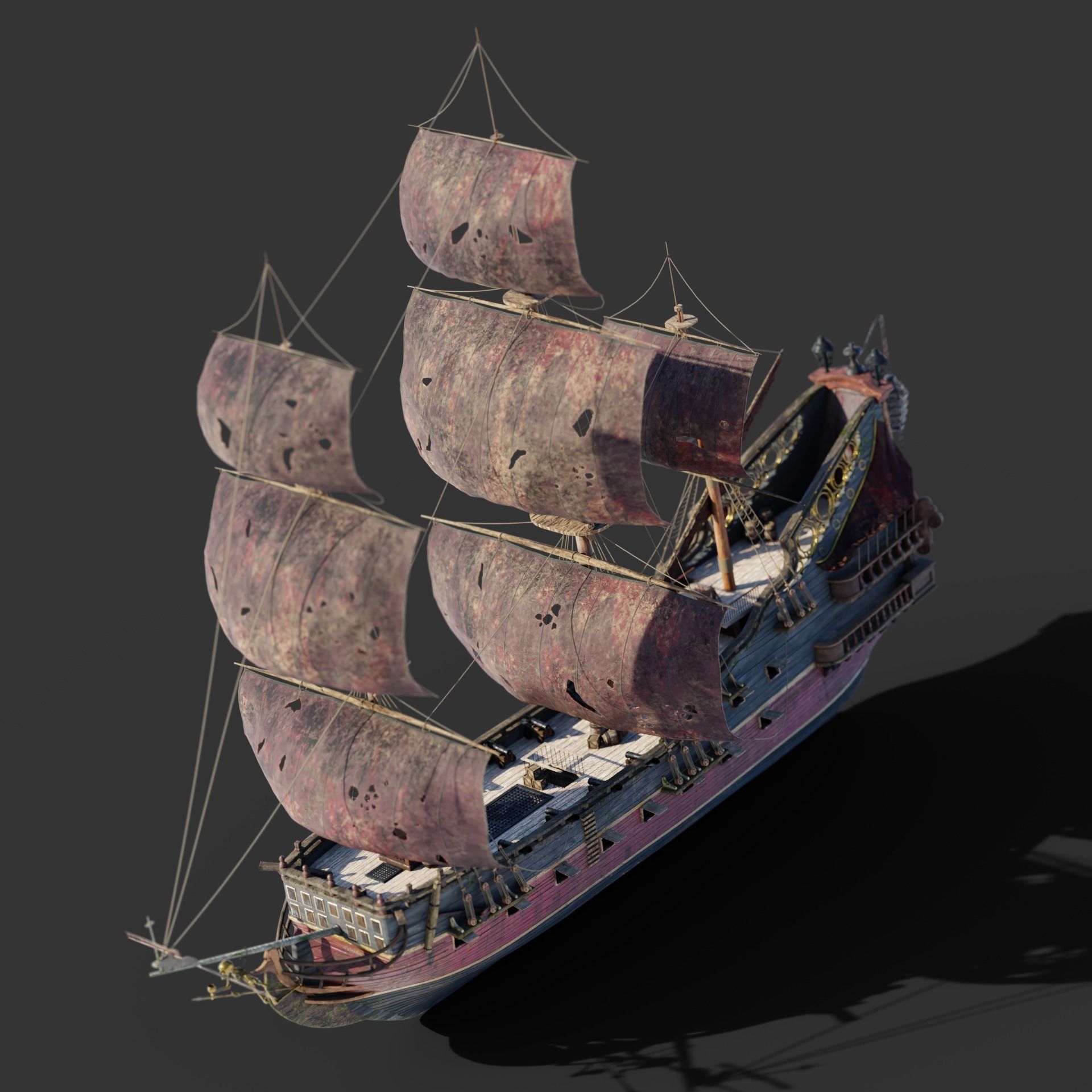 Queen Annes Revenge 3D model | CGTrader