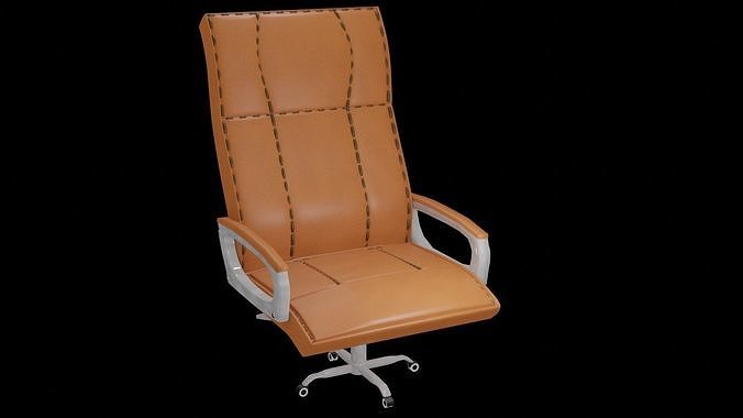 Chair for Office Low-poly 3D model