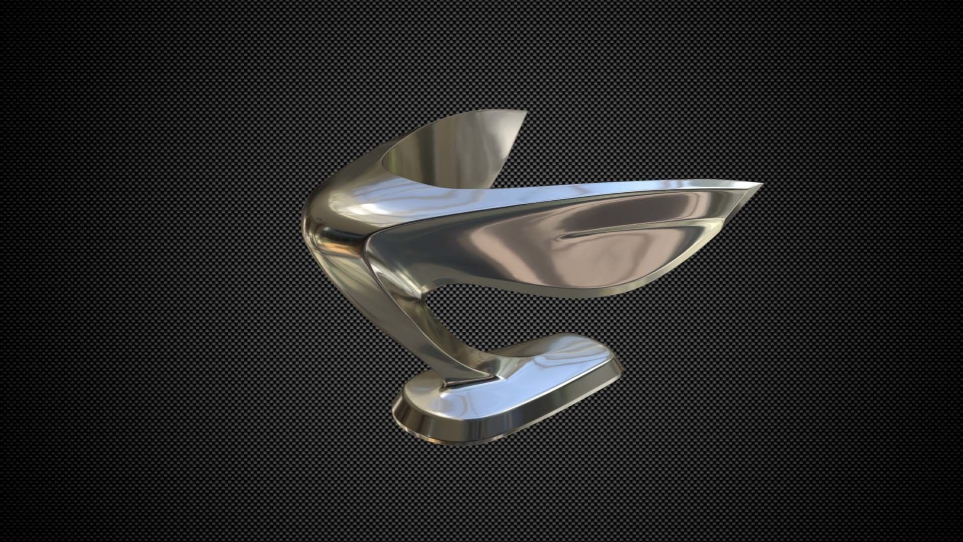 3D Hyundai Equus hood ornament CGTrader