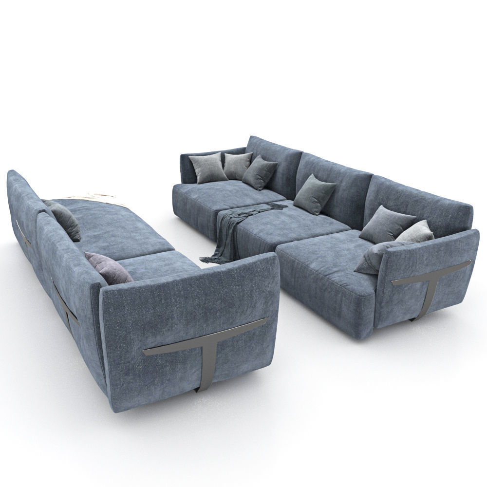 3D model 226Sofa natuzzi herman 2981 var 2 CGTrader