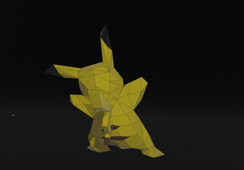 pikachu papercraft template 3D model 3D printable | CGTrader