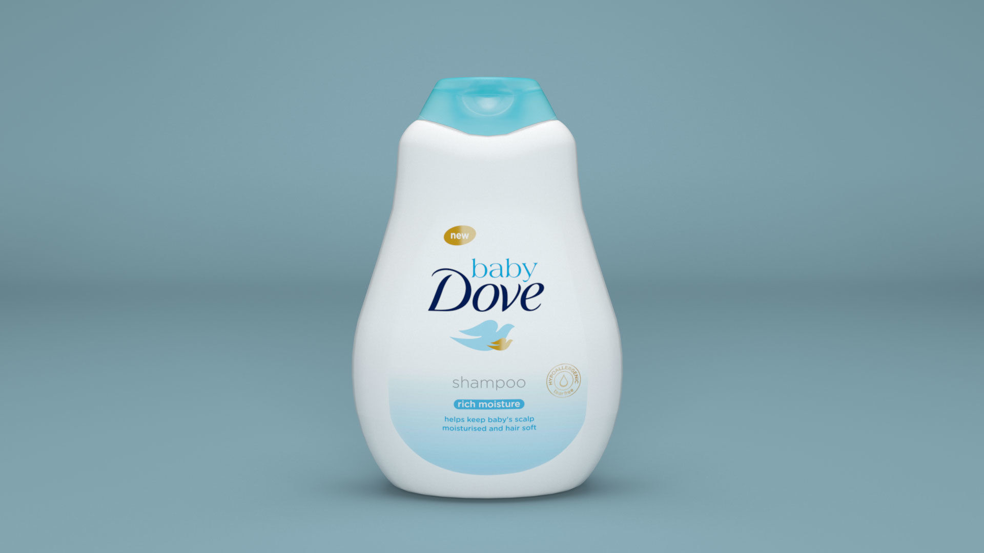 3D Dove Baby Shampoo Pack CGTrader