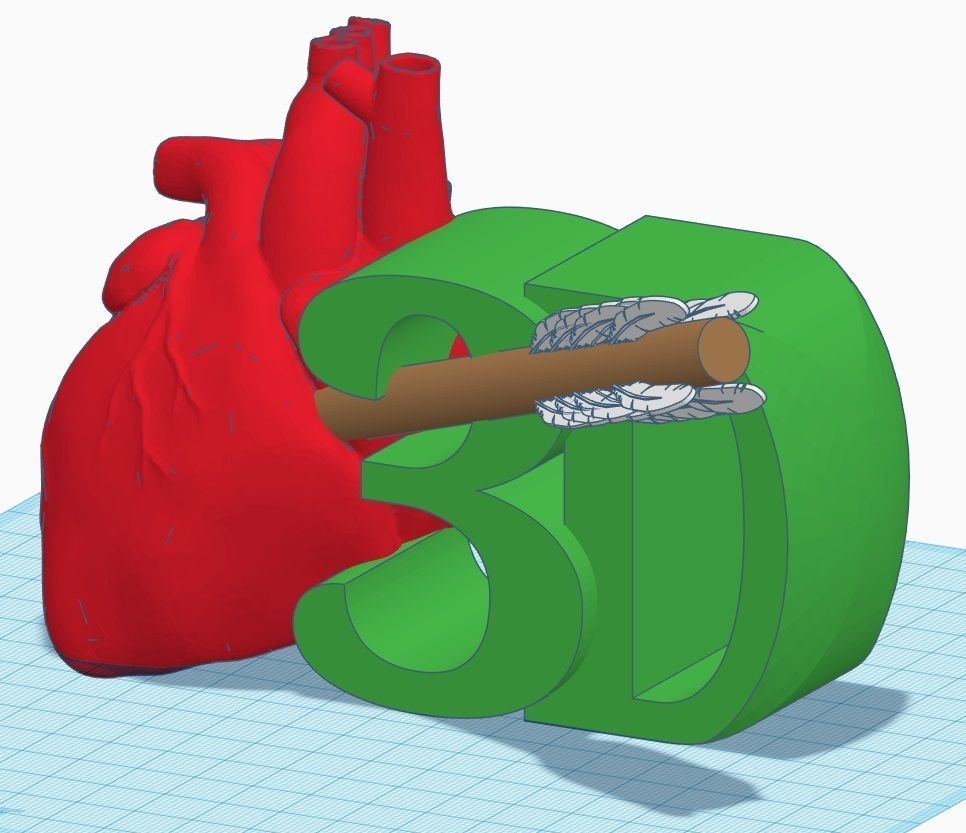 Love 3D free 3D model 3D printable | CGTrader