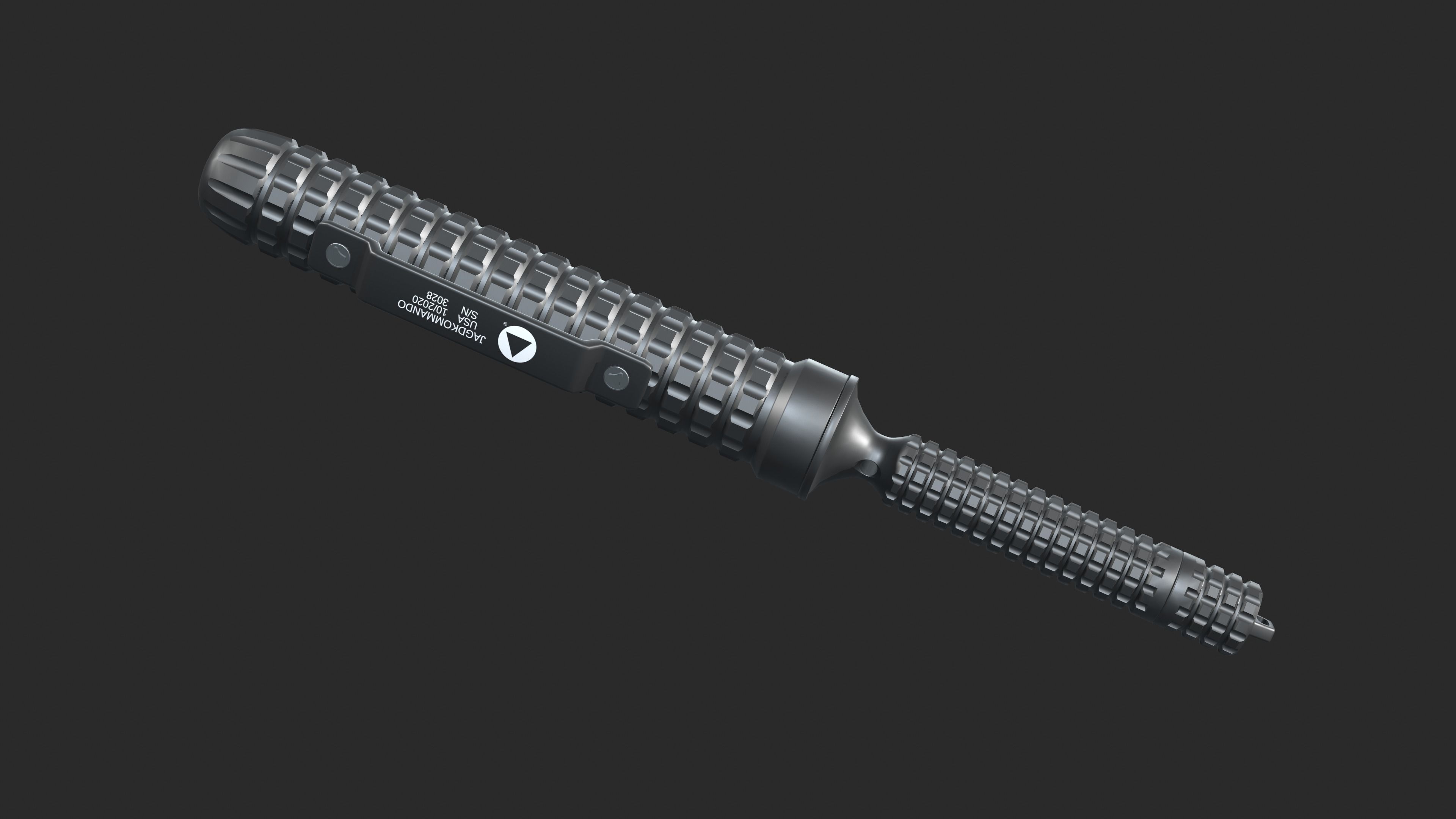 3D model Triangle Shaped Microtech Jagdkommando Tridagger Knife VR