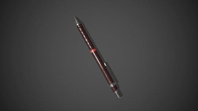 Tipped Pen Low-poly 3D model