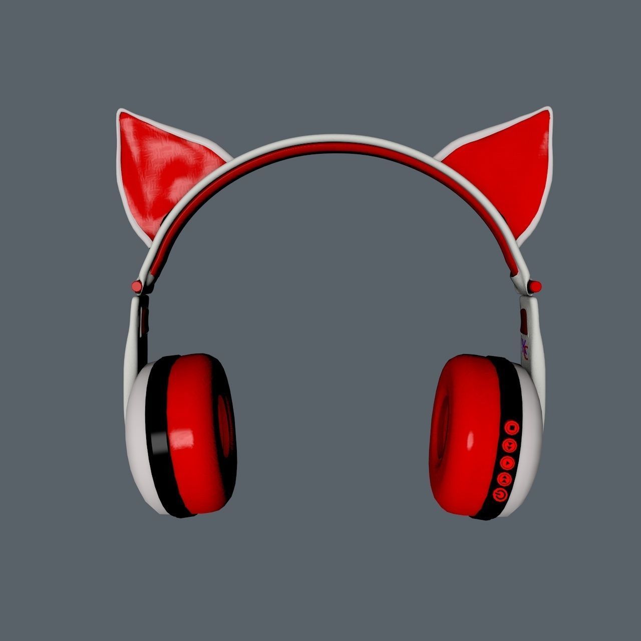 Kat Headphones Package 3D model CGTrader