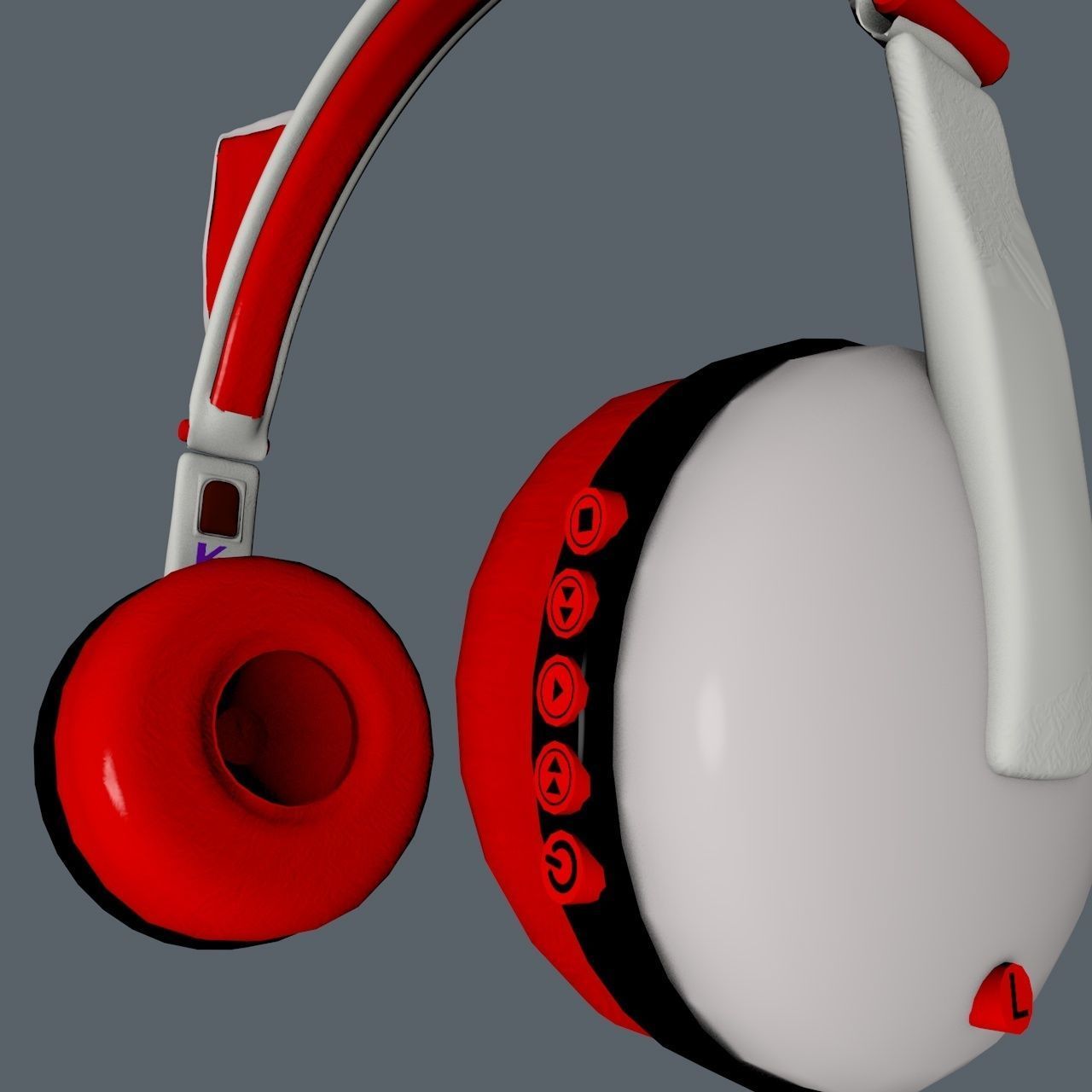 Kat Headphones Package 3D model CGTrader