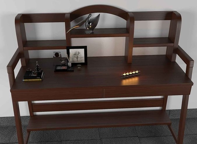 study table 3D model