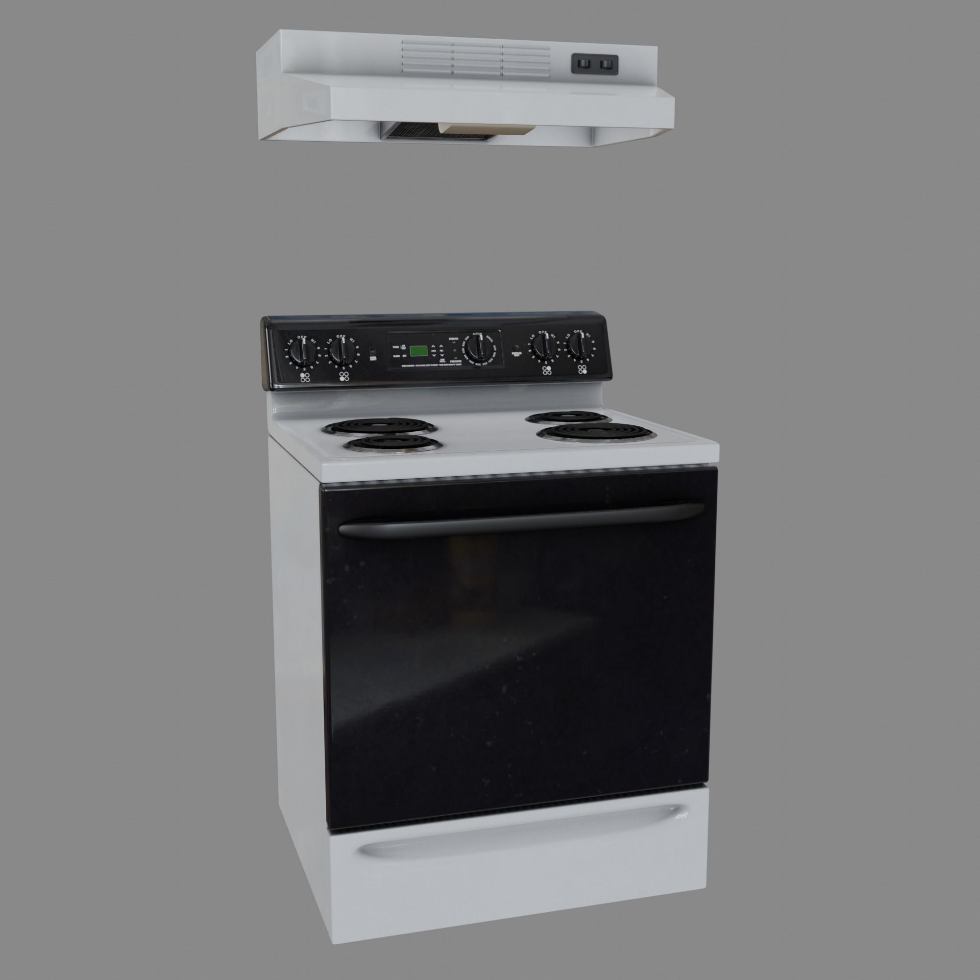 Stove with Hood