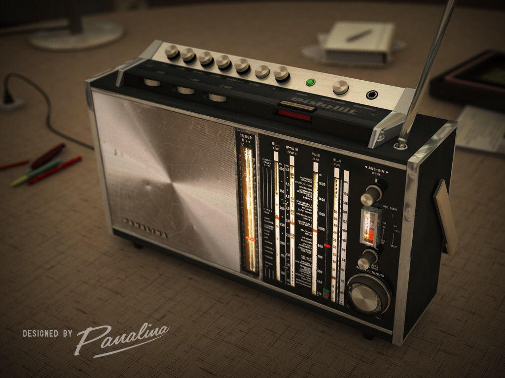 Panalina Vintage Radio Satellit 1968