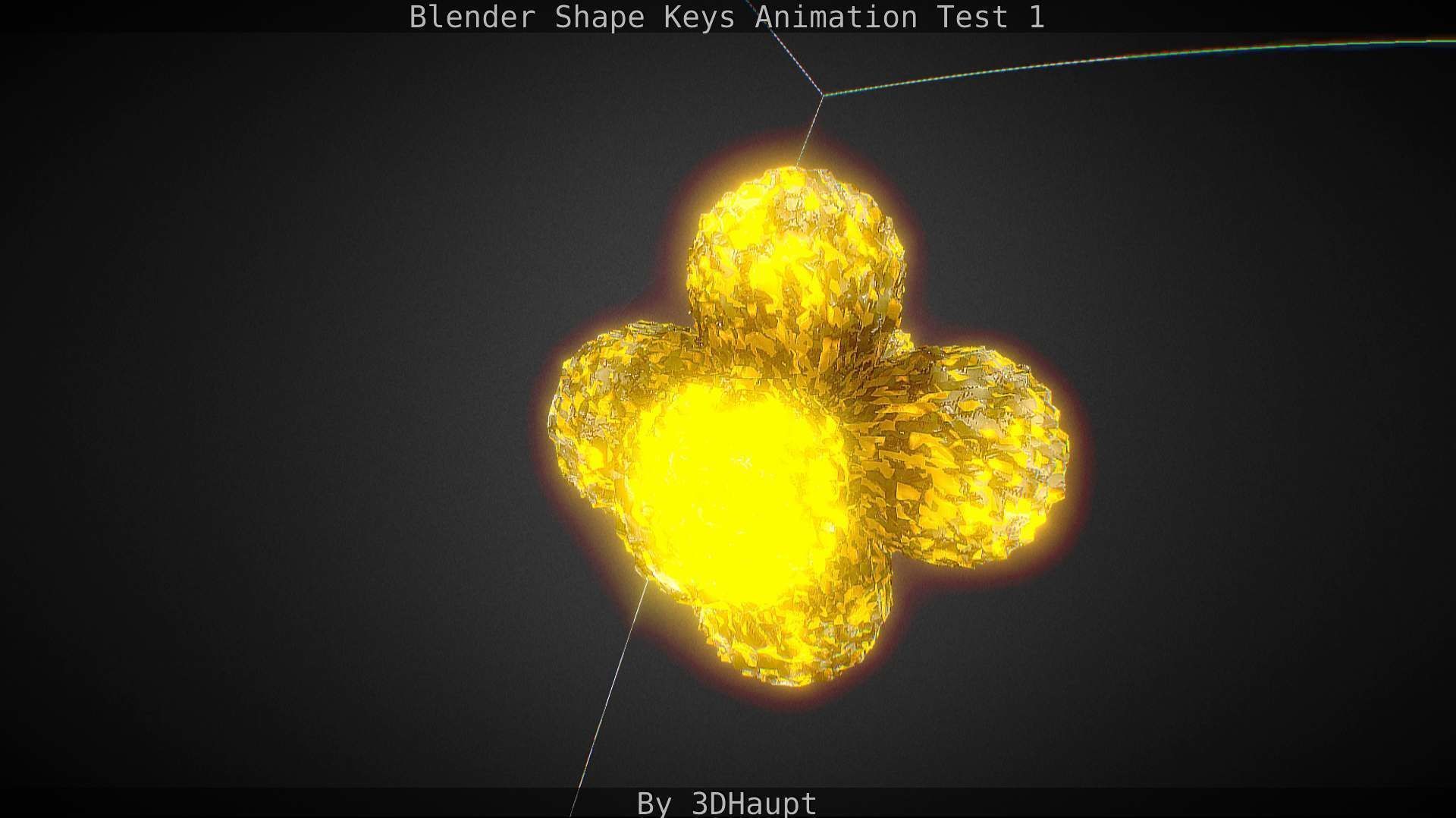 Blender Shape Keys Animation Test free 3D model animated | CGTrader